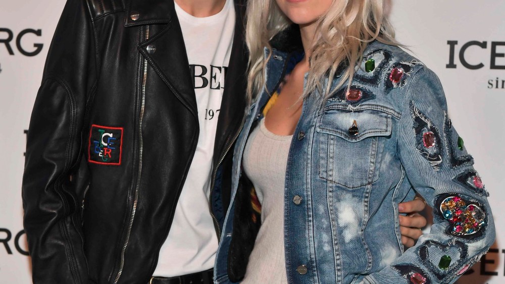 Lucky Blue and Pyper America Smith at the Iceberg event in Milan.