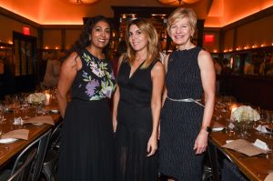 Megha Desai, Michele Promaulayko, Sue Desmond'Power, Influence and Gender' Dinner hosted by Hearst, Locanda Verdem New York, USA - 20 Sep 2017