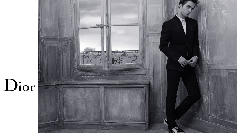Robert Pattinson in the spring 2018 Dior Homme campaign.