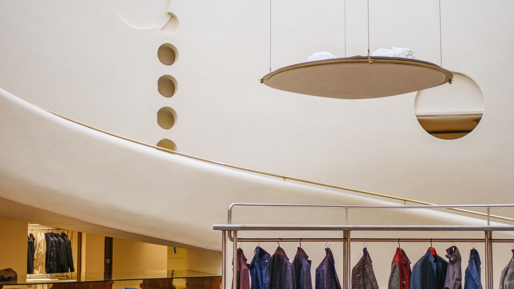 The landmark building was designed by Frank Lloyd Wright.