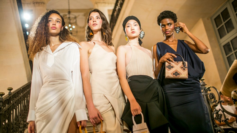 Backstage at Jacquemus RTW Spring 2018