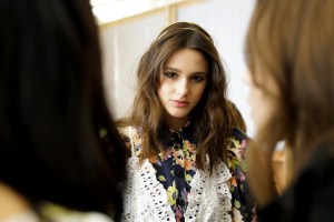 Backstage at Jill Stuart RTW Spring 2018