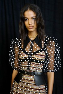 Backstage at Jill Stuart RTW Spring 2018