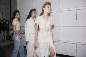 Backstage at Jonathan Simkhai RTW Spring 2018