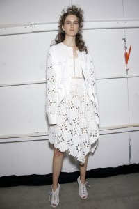 Backstage at Jonathan Simkhai RTW Spring 2018