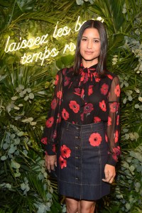 Julia Jones in the Front Row at Kate Spade RTW Spring 2018