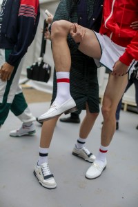 Backstage at Lacoste RTW Spring 2018
