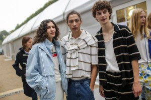 Backstage at Lacoste RTW Spring 2018