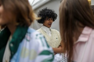 Backstage at Lacoste RTW Spring 2018