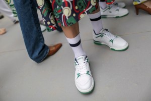 Backstage at Lacoste RTW Spring 2018