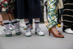 Backstage at Lacoste RTW Spring 2018