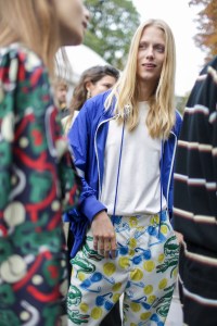 Backstage at Lacoste RTW Spring 2018
