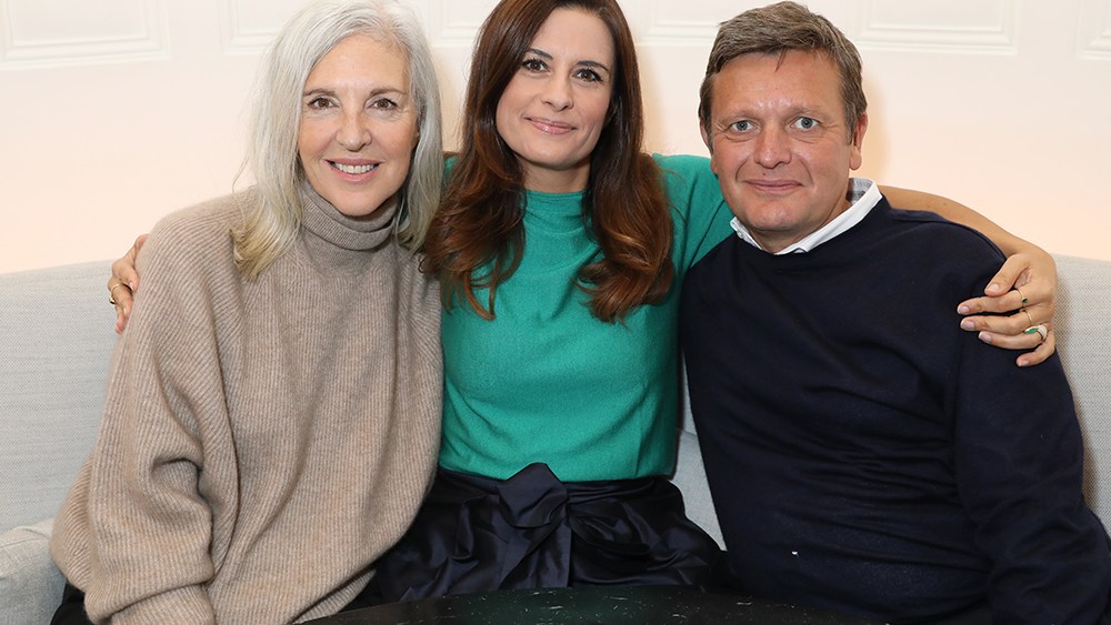 Ruth Chapman, Livia Firth and Tom Chapman