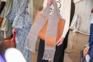 Backstage at Loewe RTW Spring 2018