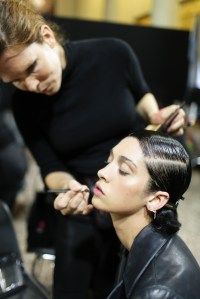 Backstage at Lucio Vanotti RTW Spring 2018