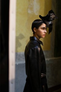Backstage at Lucio Vanotti RTW Spring 2018