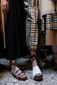 Backstage at Lucio Vanotti RTW Spring 2018