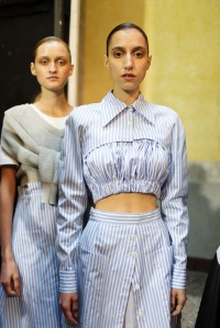 Backstage at Lucio Vanotti RTW Spring 2018
