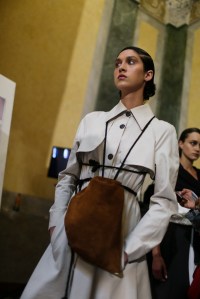 Backstage at Lucio Vanotti RTW Spring 2018