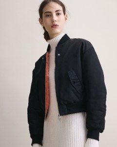 A look from the Maje x Schott capsule collection.