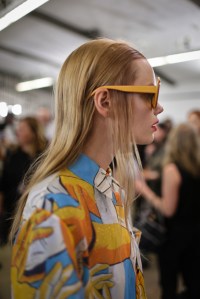 Backstage at Marco De Vincenzo RTW Spring 2018
