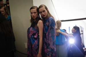 Backstage at Marco De Vincenzo RTW Spring 2018