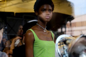 Backstage at Maryam Nassir Zadeh RTW Spring 2018