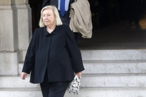 Maryvonne PinaultLiliane Bettencourt funeral, Neuilly Sur Seine, France - 26 Sep 2017Wife of Francois Pinault, Maryvonne Pinault leaves the funeral ceremony of the late French businesswoman Liliane Bettencourt at Saint-Pierre church in Neuilly sur Seine, near Paris, France, 26 September 2017. Bettencourt, the heiress of cosmetics giant L'Oreal and daughter of the company's founder, has died on 21 September 2017. She was 94.