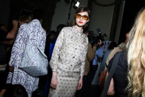 Backstage at Max Mara RTW Spring 2018