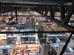 The Mipel trade show in Milan.