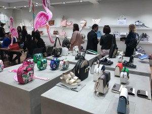 The Mipel trade show in Milan.