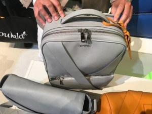 The Mipel trade show in Milan.