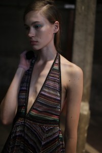 Backstage at Missoni RTW Spring 2018