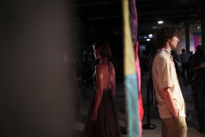 Backstage at Missoni RTW Spring 2018