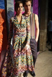 Backstage at Missoni RTW Spring 2018