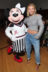 Sofia Richie and Minnie Mouse in the front rowMonse show, Front Row, Spring Summer 2018, New York Fashion Week, USA - 08 Sep 2017