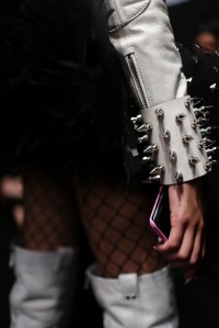 Backstage at Moschino RTW Spring 2018