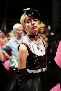 Backstage at Moschino RTW Spring 2018