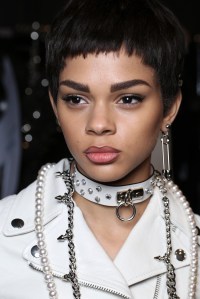 Backstage at Moschino RTW Spring 2018