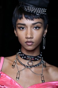 Backstage at Moschino RTW Spring 2018
