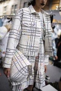 Backstage at MSGM RTW Spring 2018