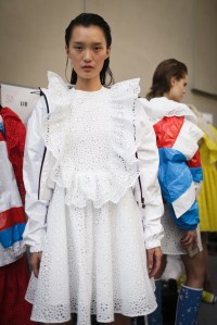 Backstage at MSGM RTW Spring 2018
