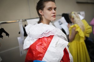 Backstage at MSGM RTW Spring 2018