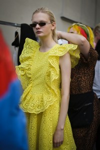 Backstage at MSGM RTW Spring 2018