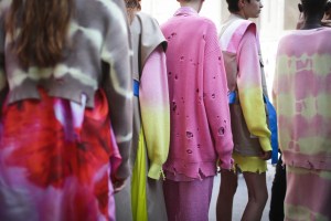 Backstage at MSGM RTW Spring 2018