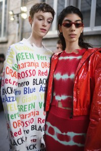 Backstage at MSGM RTW Spring 2018