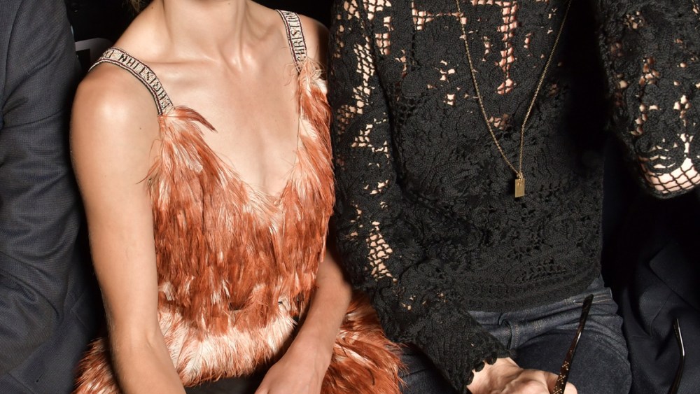 Natalia Vodianova and Eva Herzigova