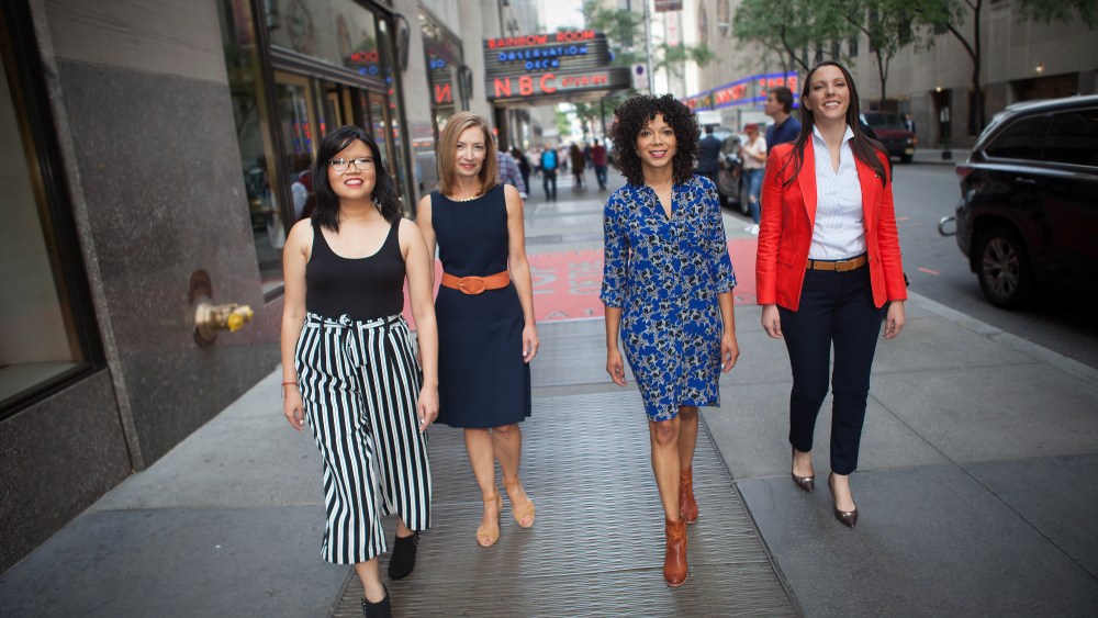 Traci Lee, Sandra Lilley, Amber Payne and Brooke Sopelsa of NBC News.