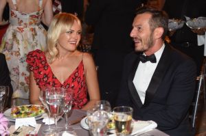 Malin Akerman and Jonathan Saunders