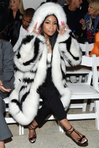 Nicki Minaj in the front rowOscar de la Renta show, Front Row, Spring Summer 2018, New York Fashion Week, USA - 11 Sep 2017